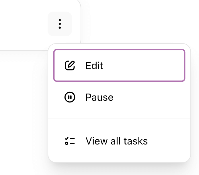 ChatGPT Tasks - edit/pause ; Source: OpenAI.com