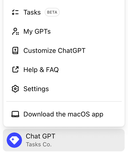 ChatGPT Tasks ; Source: OpenAI.com