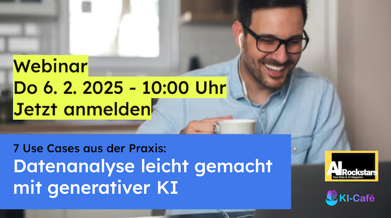 Webinar: Datenanalyse mit generativer KI - 7 Use Cases