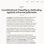 Anthropic Constitutional Classifiers