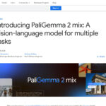 Google PaliGemma 2 mix