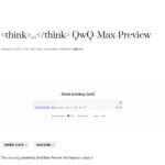 Qwen QwQ-Max-Preview