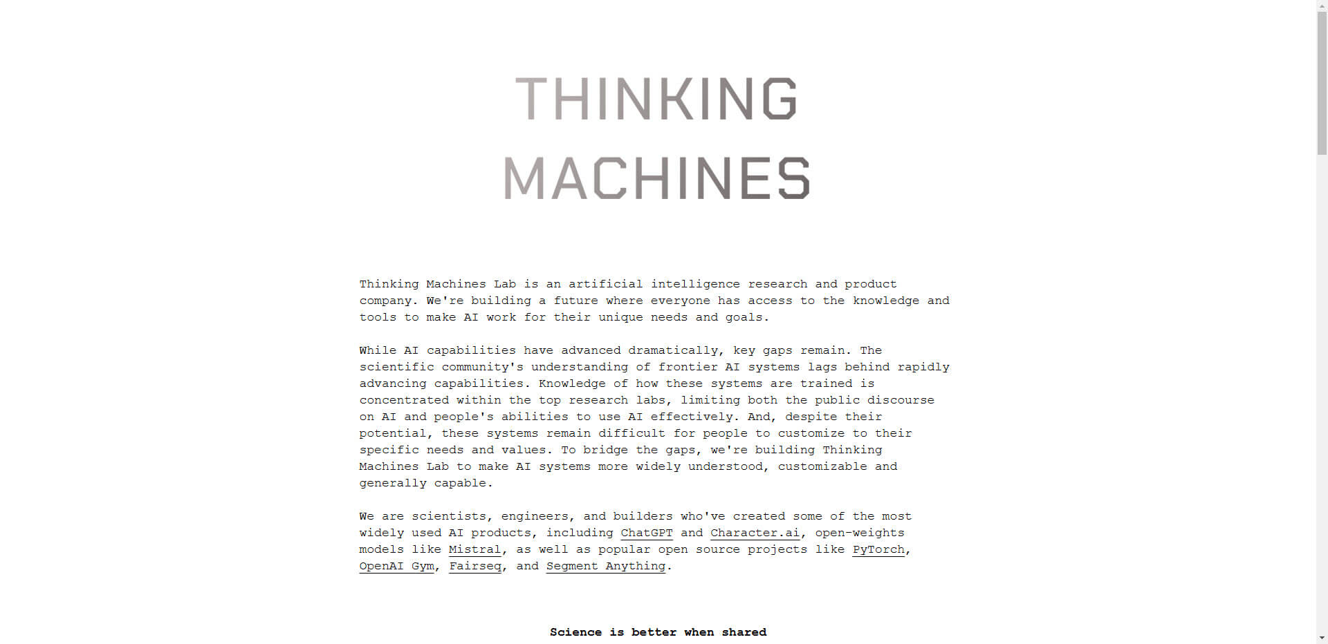 Thinking Machines