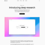 OpenAI deep research