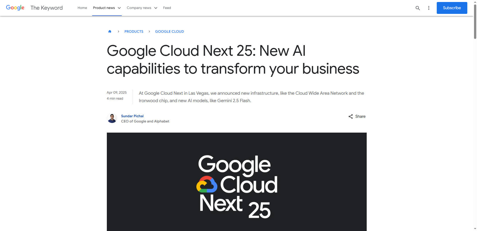 Google Cloud Next 25