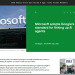 Microsoft adopts Google’s standard for linking up AI agents