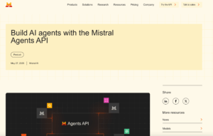 Mistral AI Agents API: Neue Standards für autonome KI-Systeme mit Tool-Integration