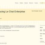 Mistral Introducing Le Chat Enterprise