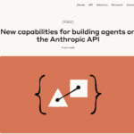 New capabilities for building agents on the Anthropic API