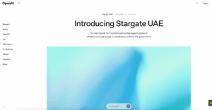 OpenAI startet Stargate UAE: Erste internationale KI-Infrastruktur mit 1-Gigawatt-Cluster