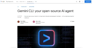 Google Gemini CLI: Neuer KI-Terminal-Agent für Entwickler verfügbar