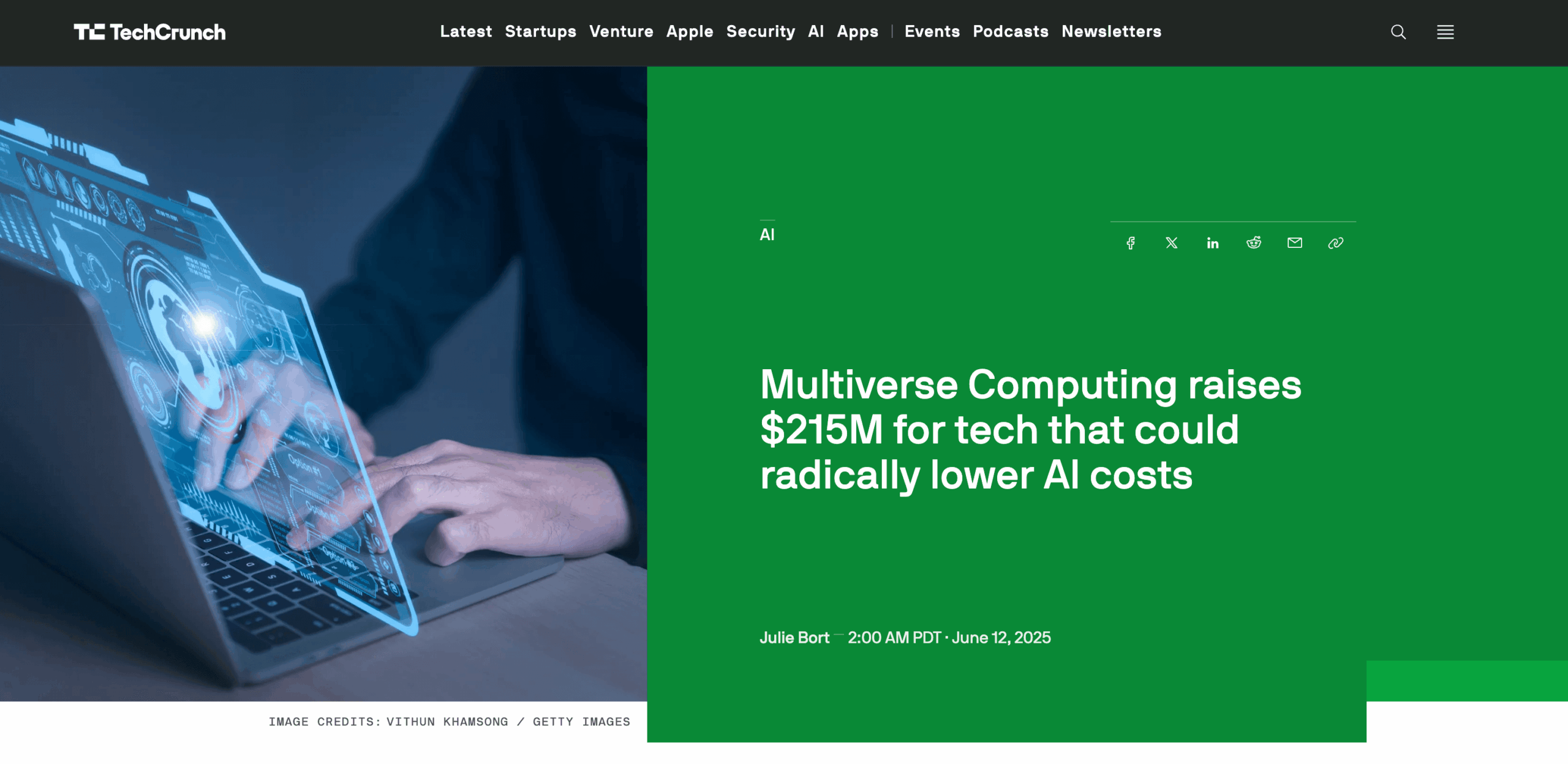 Multiverse Computing raises $215M for tech that could radically lower AI costs