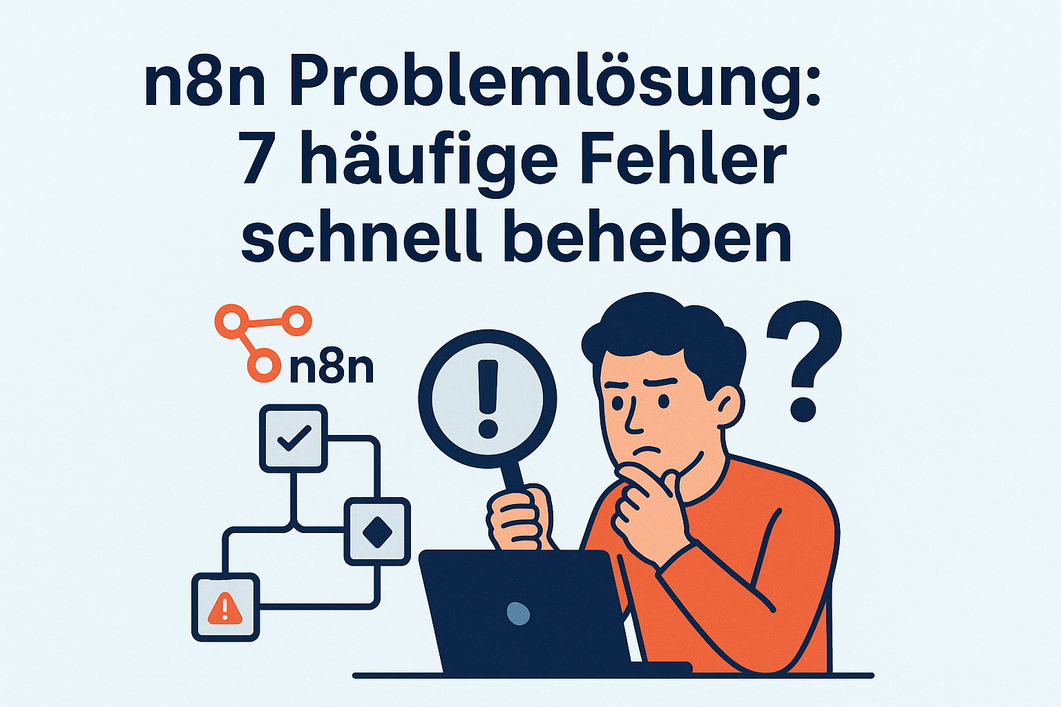 n8n Problemlösung - 7 häufige Fehler schnell beheben