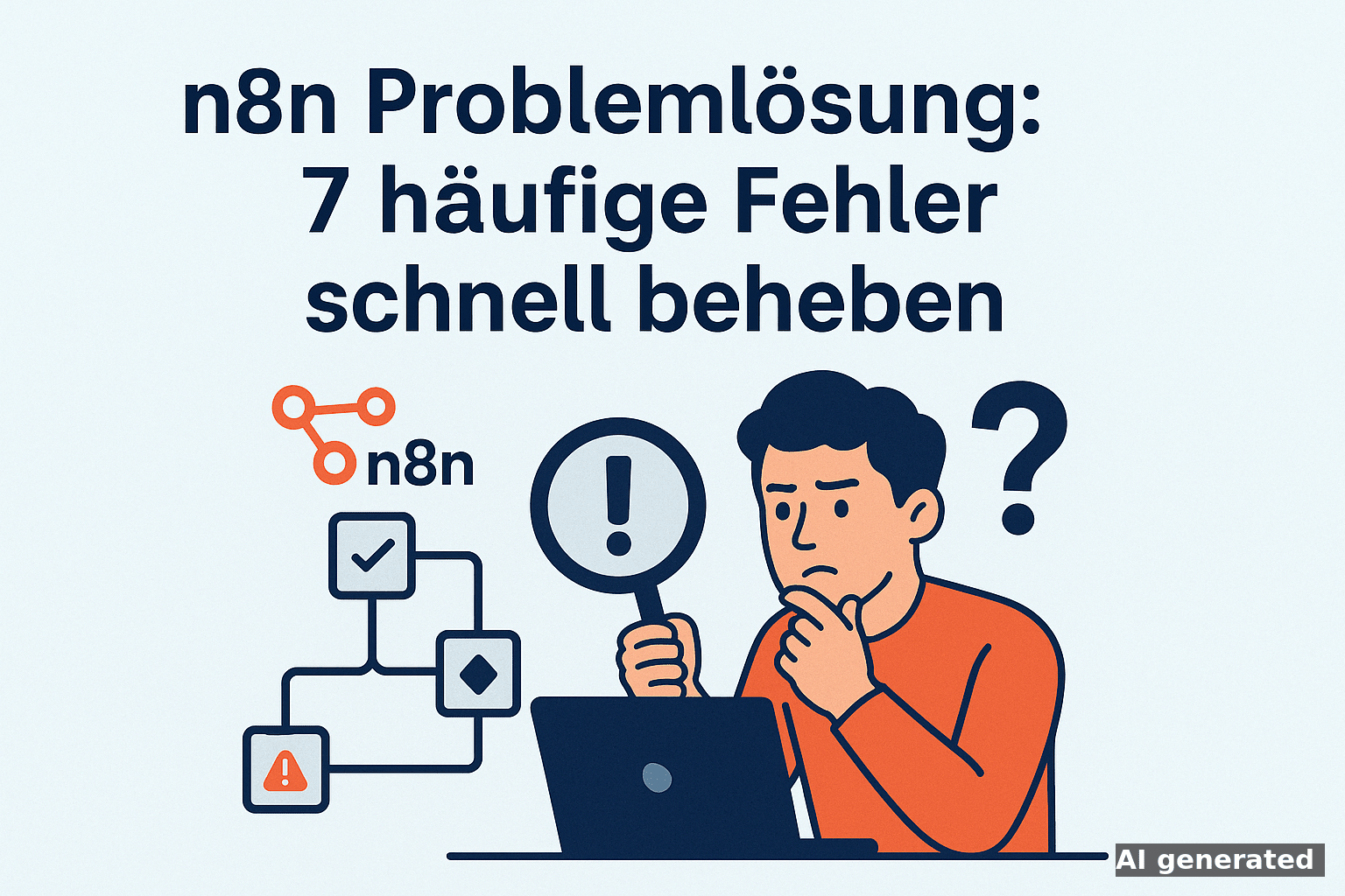 n8n Problemlösung - 7 häufige Fehler schnell beheben