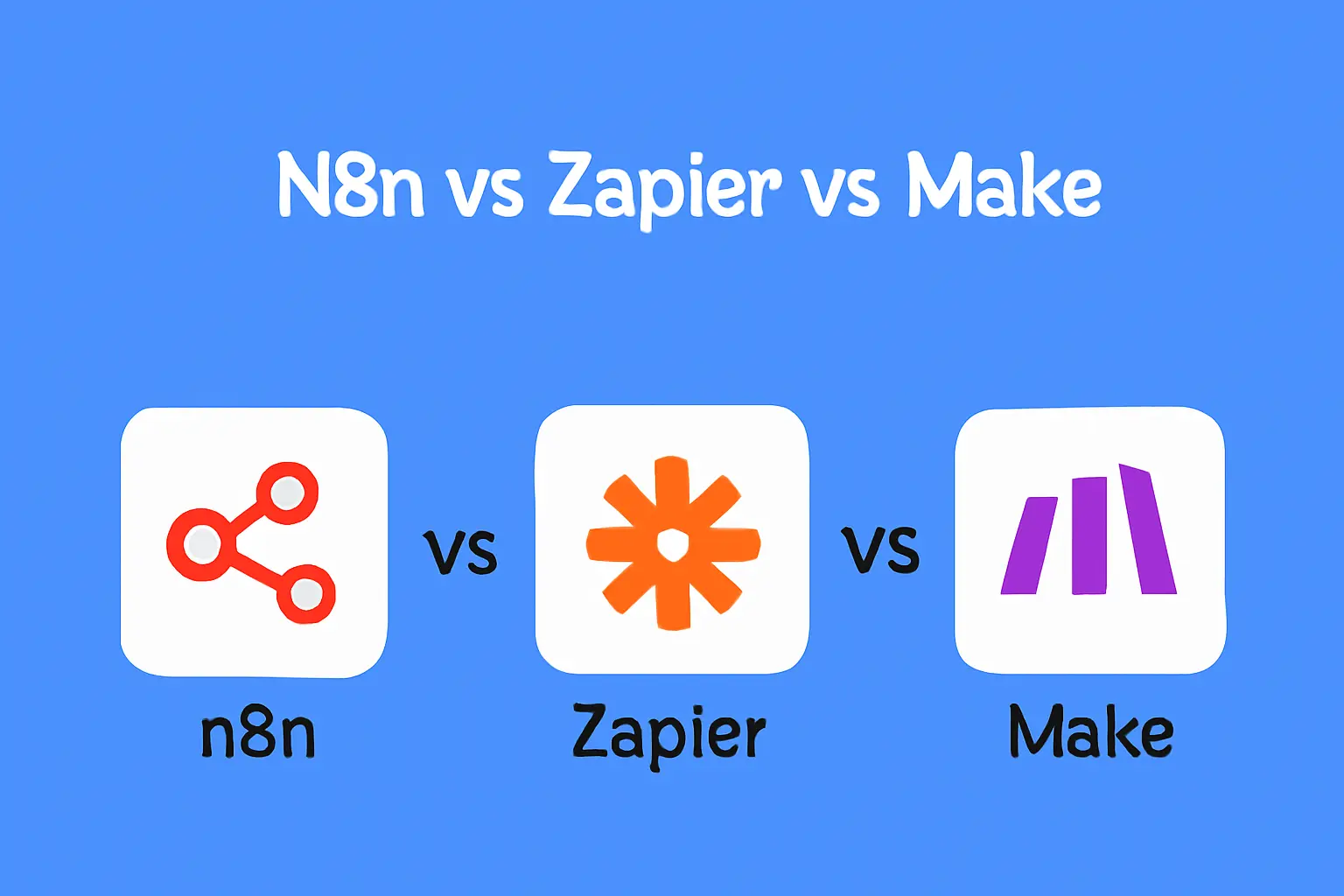 N8n vs Zapier vs Make: Der ultimative Automatisierungsvergleich