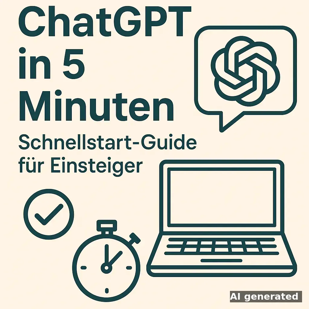 ChatGPT in 5 Minuten: Schnellstart-Guide für Einsteiger