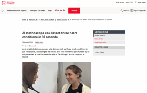 KI-Stethoskope erkennen Herzkrankheiten in 15 Sekunden – Studie mit 1,5 Mio. Patienten