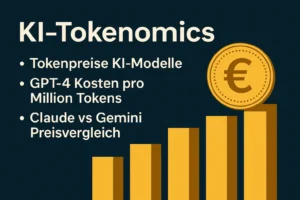KI-Tokenomics erklärt: Was kosten Claude, GPT-4 und Gemini wirklich pro Million Tokens?