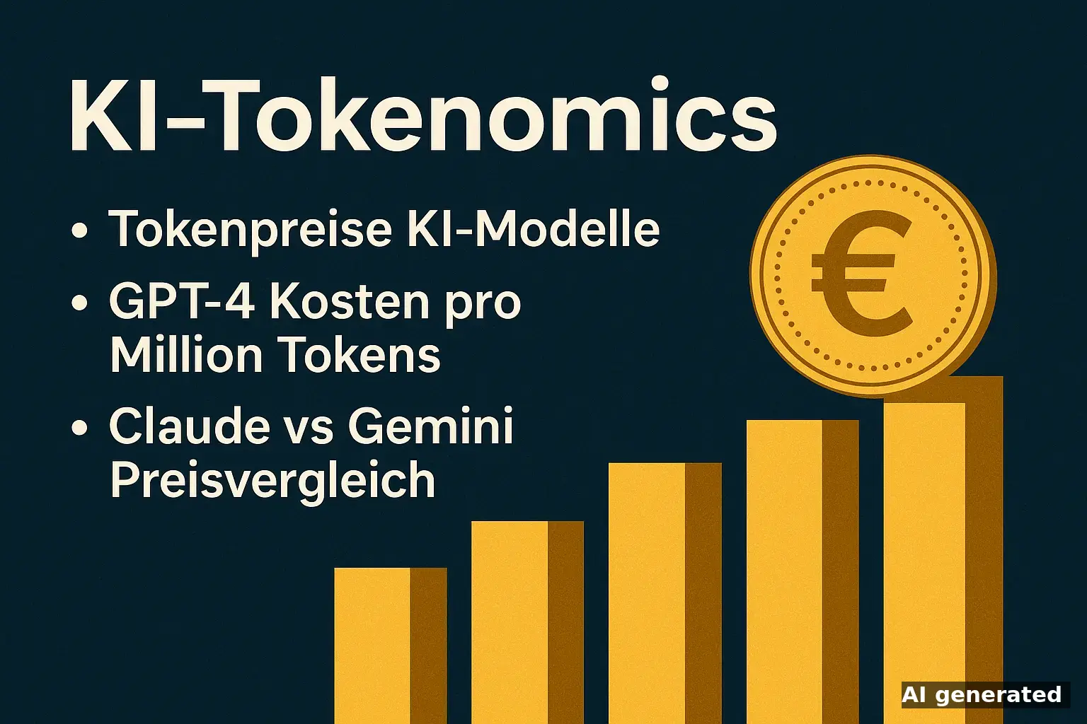 KI-Tokenomics erklärt: Was kosten Claude, GPT-4 und Gemini wirklich pro Million Tokens?