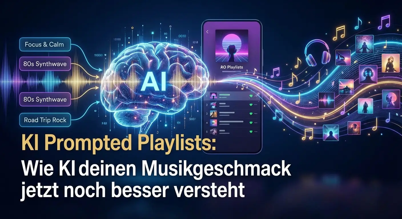 Spotify Prompted Playlists: Wie KI deinen Musikgeschmack jetzt noch besser versteht ; Bild ist KI-generiert