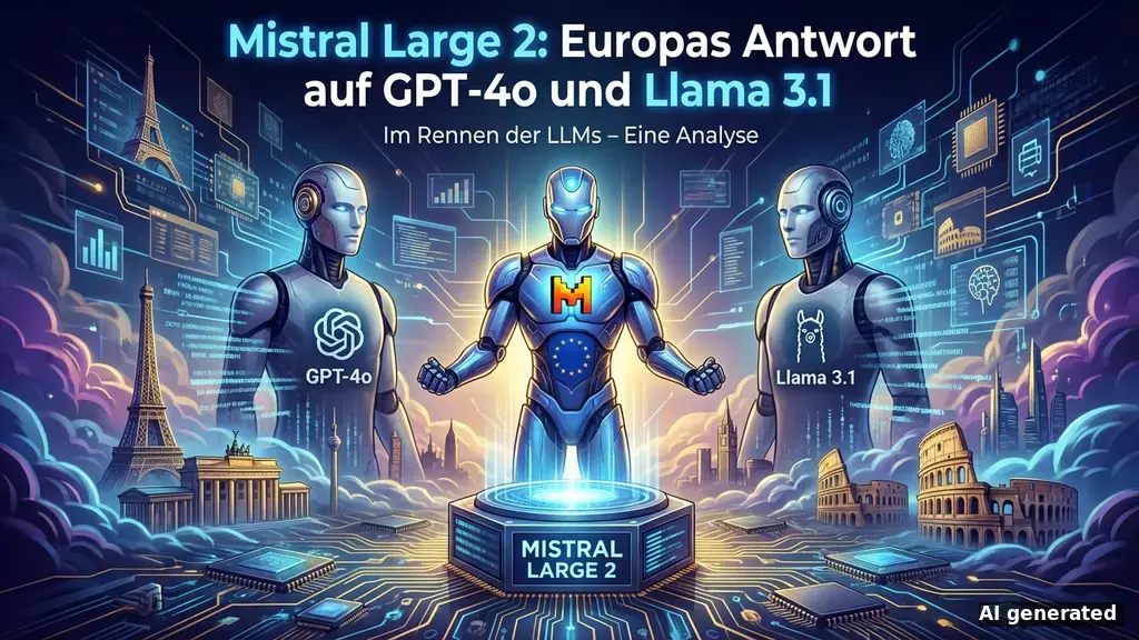 Mistral Large 2: Europas Antwort auf GPT-4o und Llama 3.1
