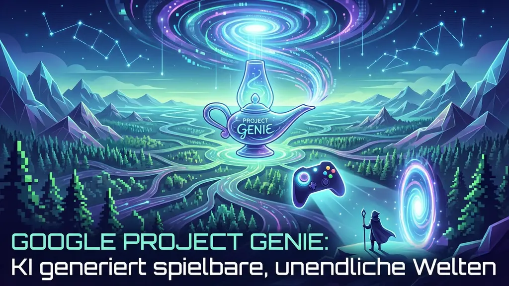 Google Project Genie: KI generiert spielbare, unendliche Welten