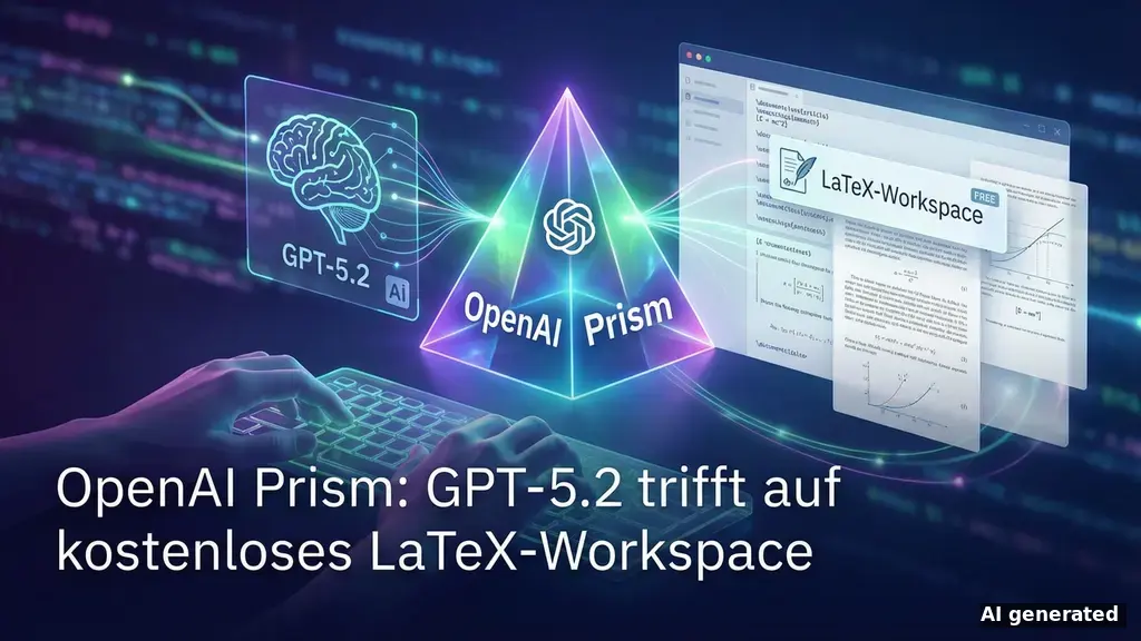OpenAI Prism: GPT-5.2 trifft auf kostenloses LaTeX-Workspace
