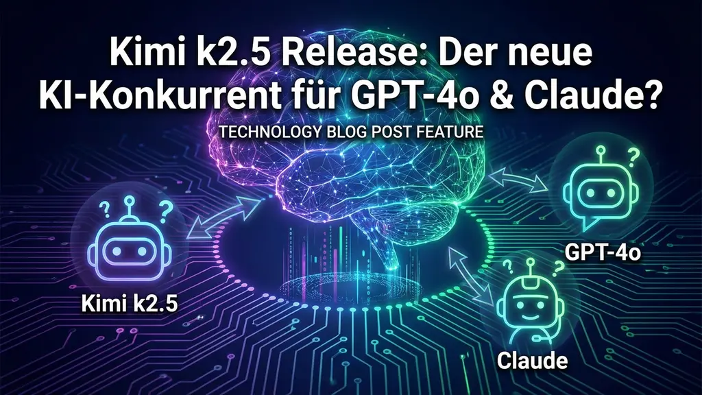 Kimi k2.5 Release: Der neue KI-Konkurrent für GPT-4o & Claude?