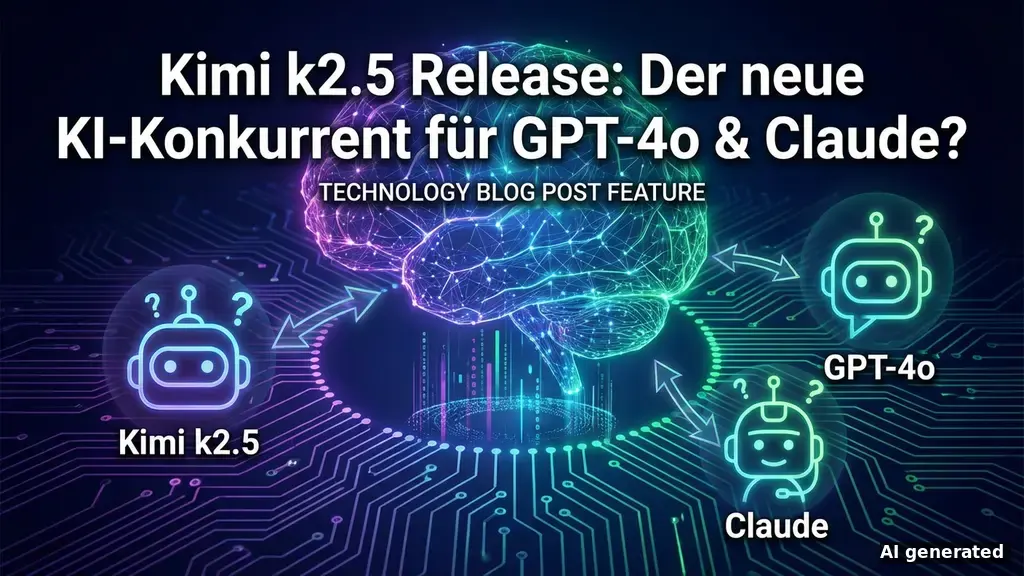 Kimi k2.5 Release: Der neue KI-Konkurrent für GPT-4o & Claude?