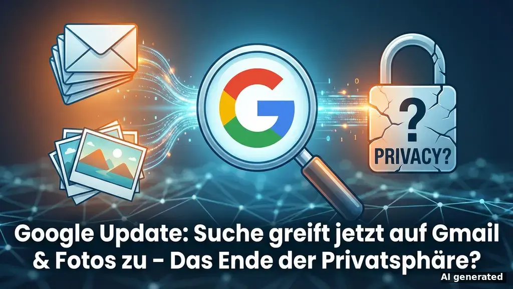 Google Update: Suche greift jetzt auf Gmail & Fotos zu – Das Ende der Privatsphäre?