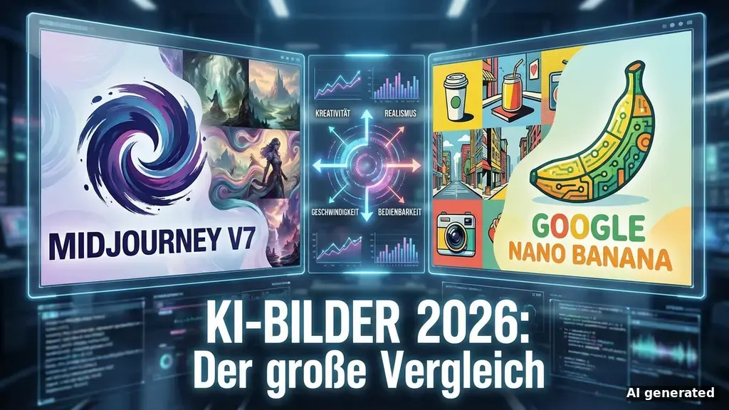 KI-Bilder 2026: Der große Vergleich – Midjourney v7 vs. Google Nano Banana