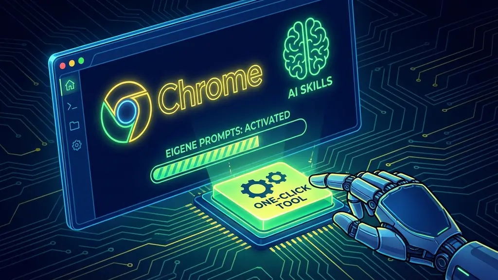 Chrome AI Skills: Eigene Prompts als One-Click-Tools