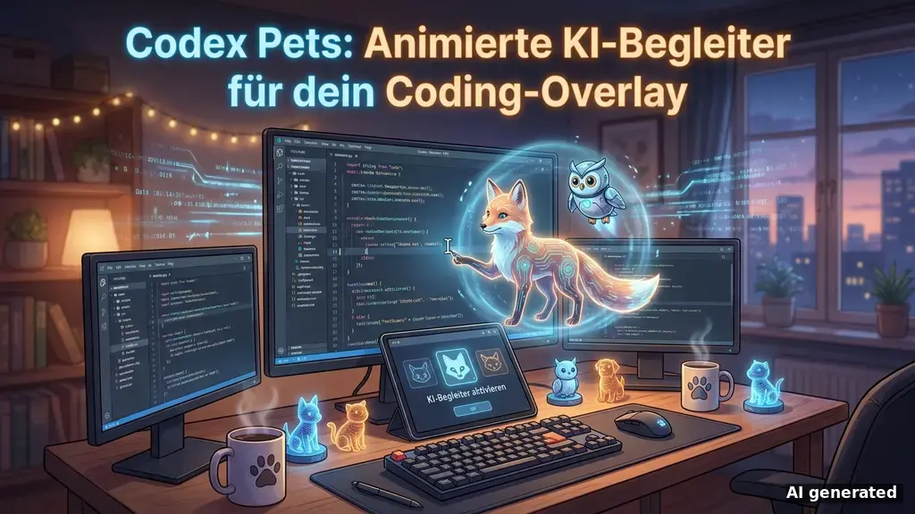 Codex Pets: Animierte KI-Begleiter für dein Coding-Overlay