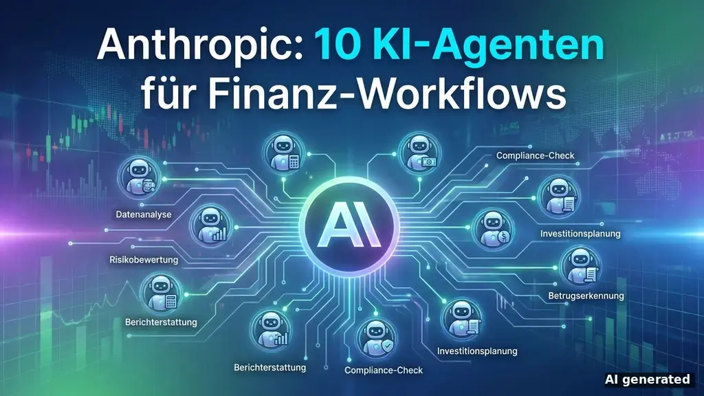 Anthropic: 10 KI-Agenten für Finanz-Workflows