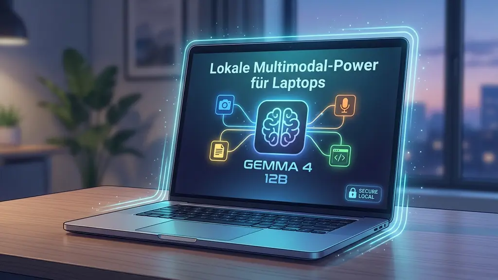 Gemma 4 12B: Lokale Multimodal-Power für Laptops