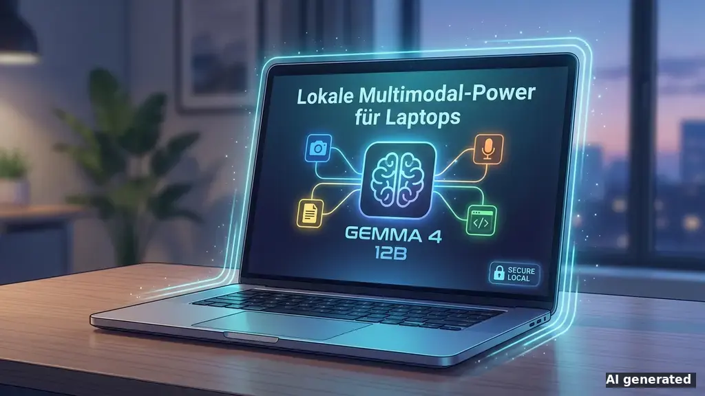 Gemma 4 12B: Lokale Multimodal-Power für Laptops