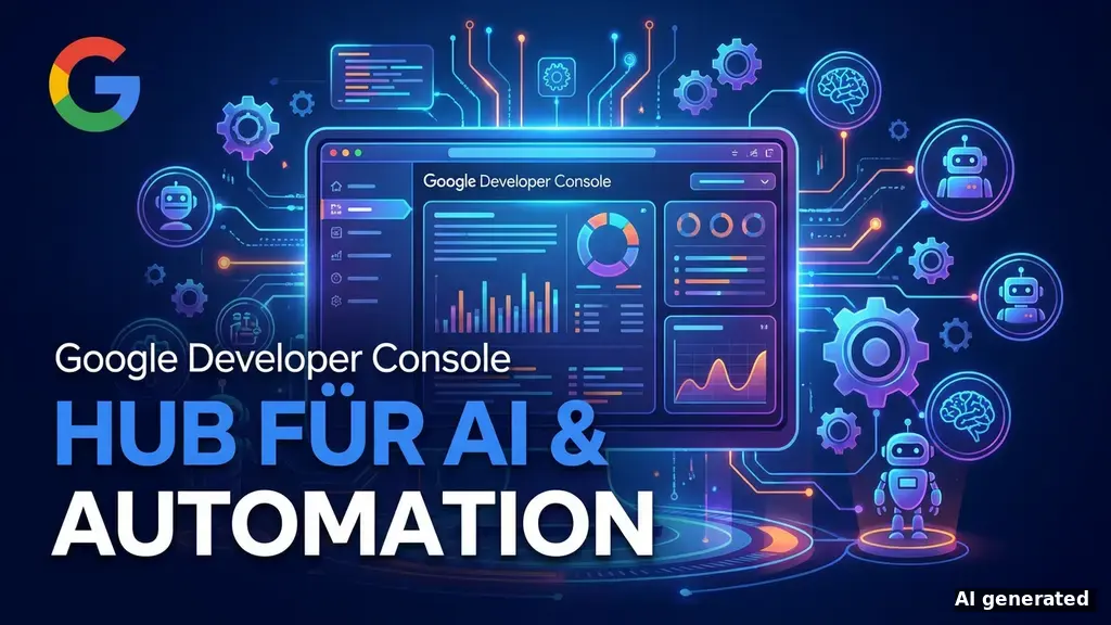 Google Developer Console: Hub für AI & Automation