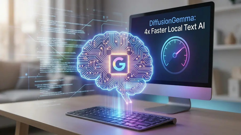 DiffusionGemma: Google bringt 4x schnellere lokale Text-KI