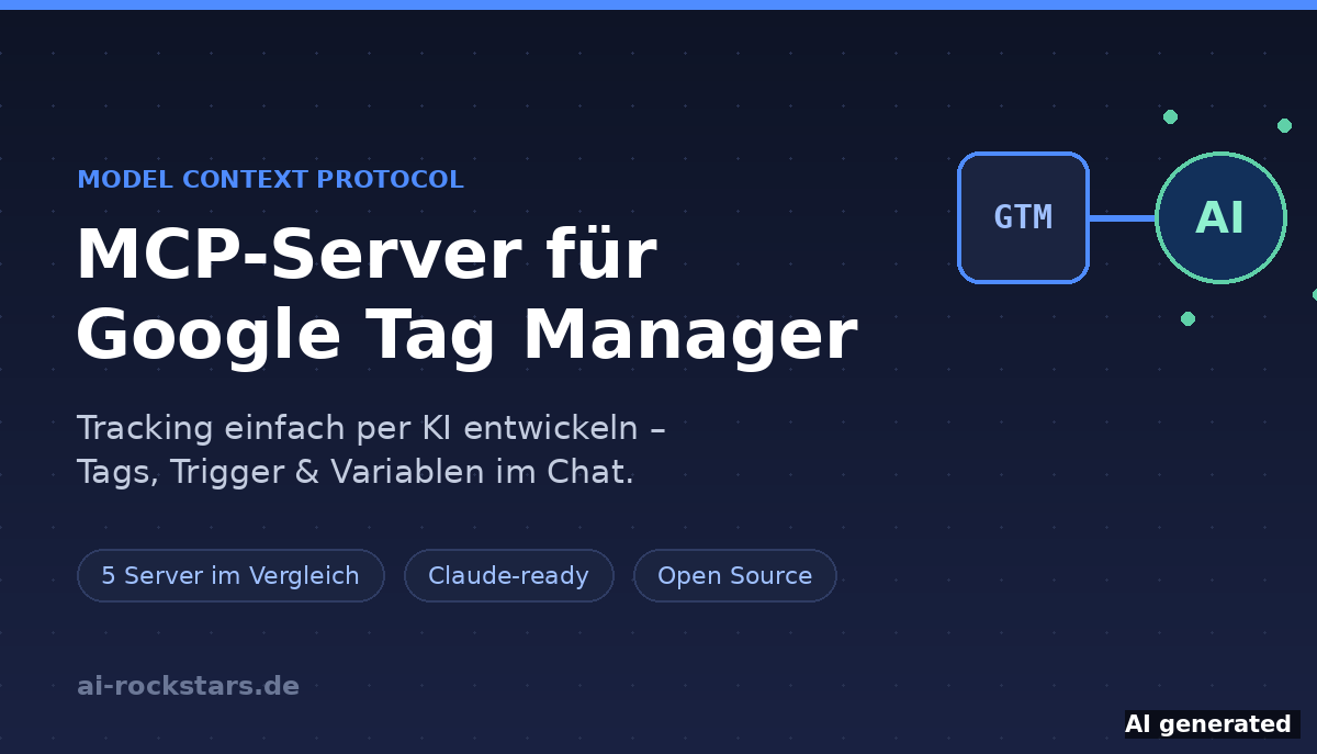 MCP-Server für Google Tag Manager - Tracking per KI in Claude entwickeln
