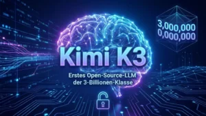 Kimi K3: Erstes Open-Source-LLM mit 2,8 Billionen Parametern