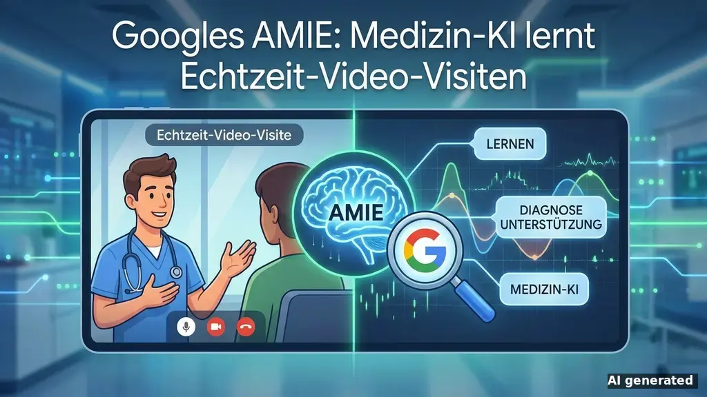 Google AMIE: Medizin-KI jetzt mit Echtzeit-Video-Visiten