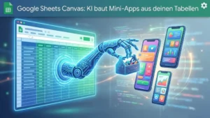 Google Sheets Canvas: KI macht aus Tabellen Mini-Apps