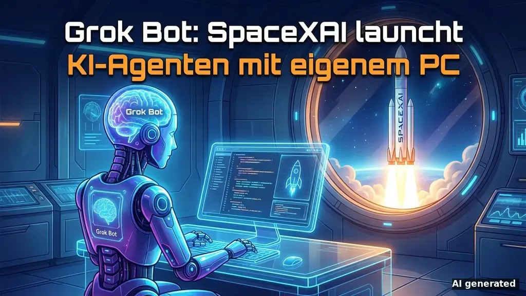 Grok Bot: SpaceXAI startet KI-Agent mit eigenem Cloud-PC