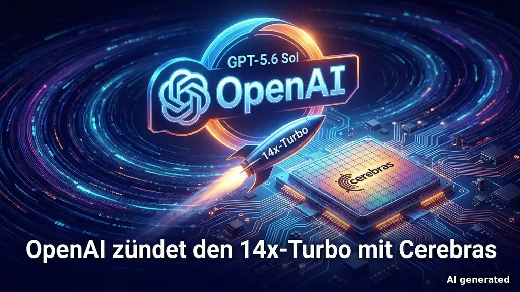 GPT-5.6 Sol: OpenAI beschleunigt mit Cerebras um das 14-F...
