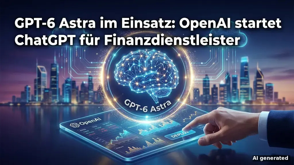 ChatGPT für Finanzdienstleister: OpenAI startet GPT-6 Astra