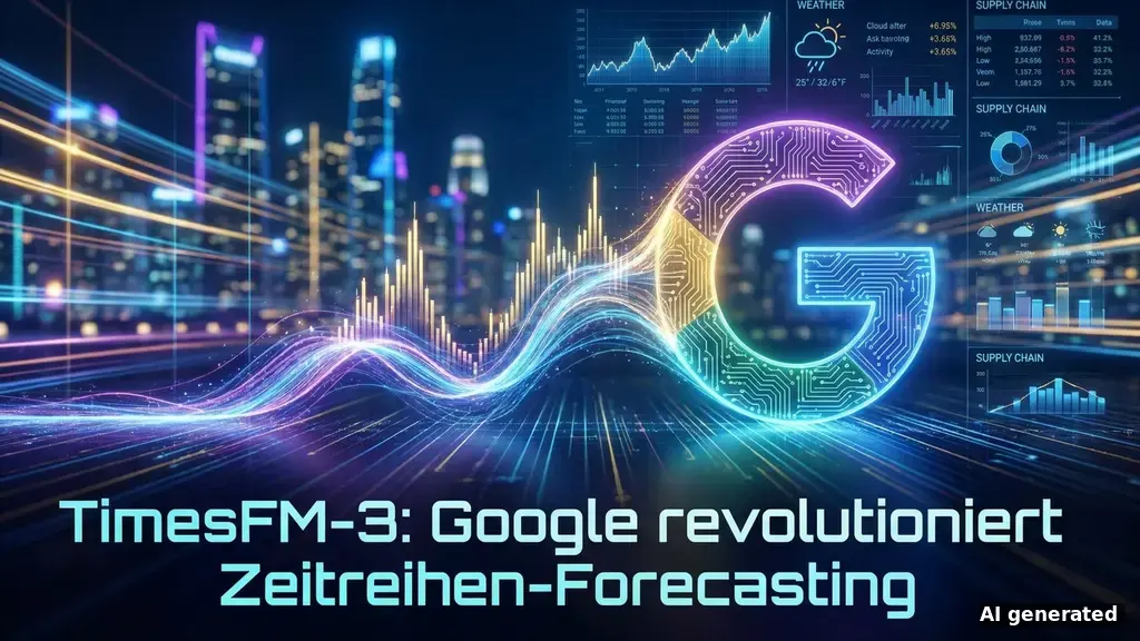TimesFM-3: Google stellt neues Zeitreihenmodell vor