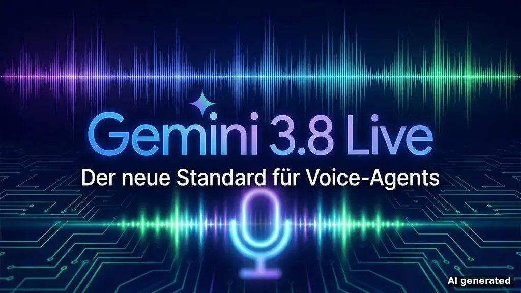 Gemini 3.8 Live: Neues KI-Modell für Voice-Agents vorgest...