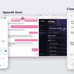 KI-Agenten Vergleich: Oberflächen von Meta Muse, OpenAI Dots und Claude Duet nebeneinander